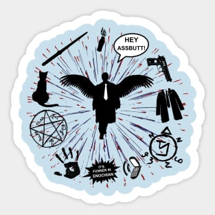 Castiel Sticker